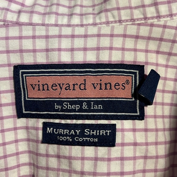 Vineyard Vines Murray men’s poplin gingham button up Size M - Picture 3 of 3